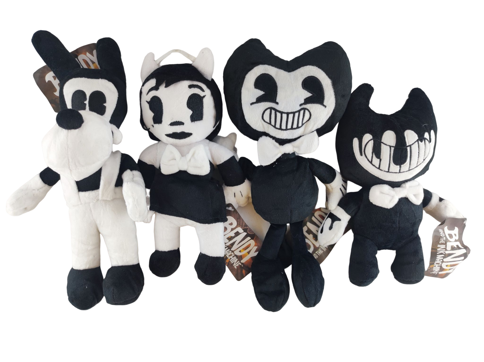 Игрушки мягкие Bendy And the Ink Machine 4 героя 27-30 см Черный/Белый (8f1d116d) Игрушки мягкие Bendy And the Ink Machine 4 героя 27-30 см Черный/Белый (8f1d116d)