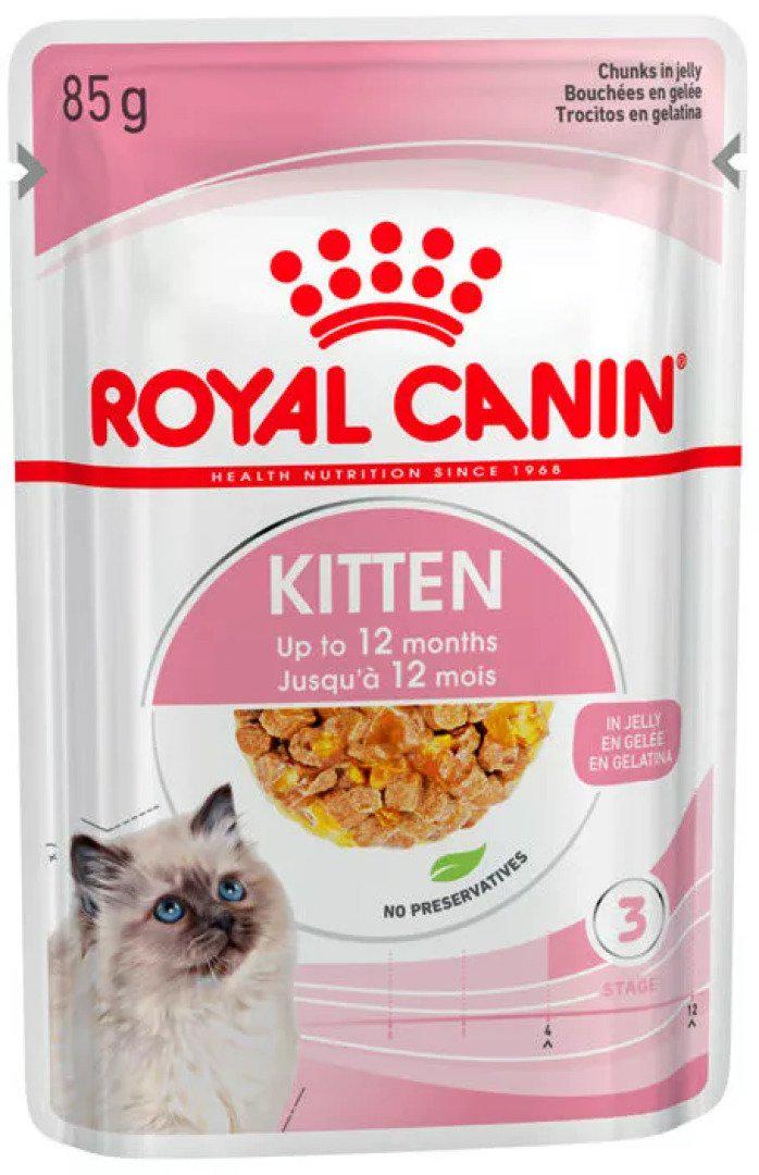 Корм вологий для кошенят Royal Canin Kitten Instinctive In Jelly 85 г (9003579311714)