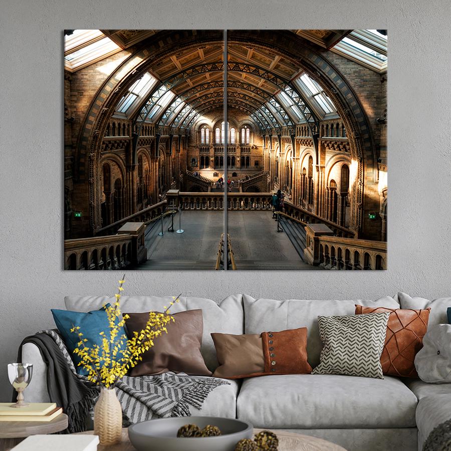 Настенний декор Восхитительная архитектура Музея естествознания в Лондоне 111x81 см (A652-2)