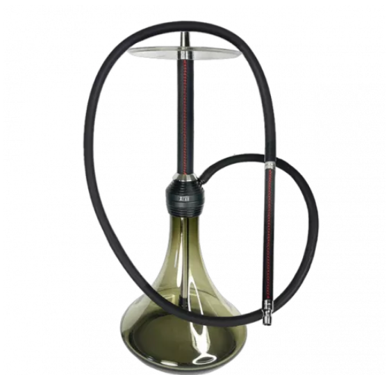 Кальян Hookah Lab Leather серая колба Black/Red 1 (21462)