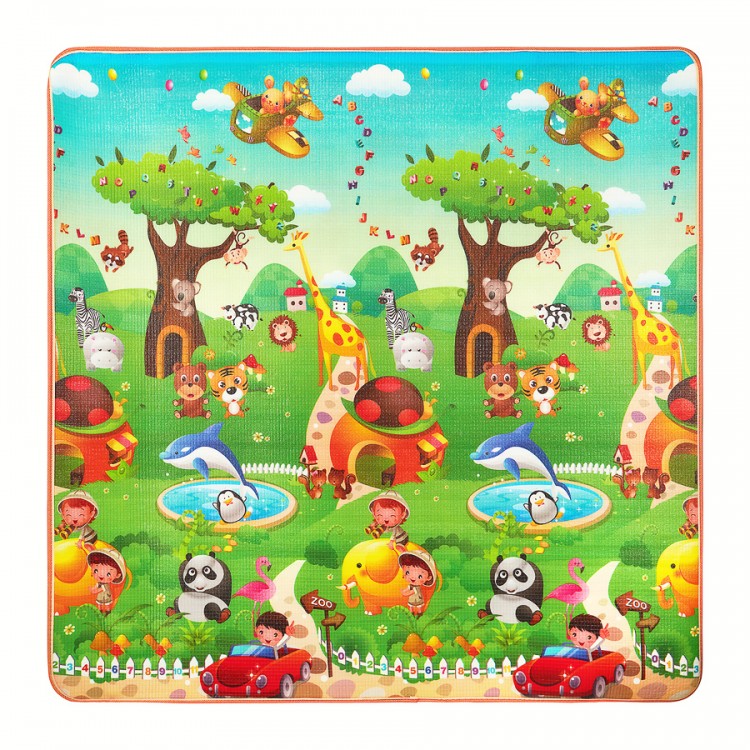Коврик развивающий двухсторонний 4FIZJO Kids 180x180x1 см