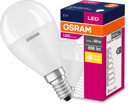 Лампа світлодіодна Osram Value Classic P 8W 230 V 806 lm 2700K E14 (4058075152939)