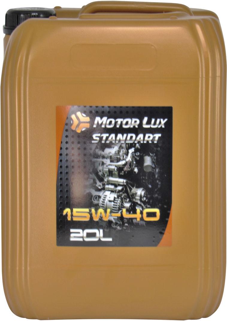 Моторная смазка бензин/дизель MOTOR LUX 15W-40 Standart 20 л