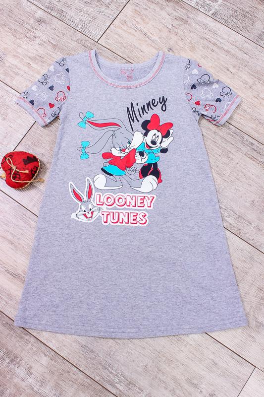 Рубашка для девочки Носи свое Минни р. 40 Серый (6019-002-33-v5)