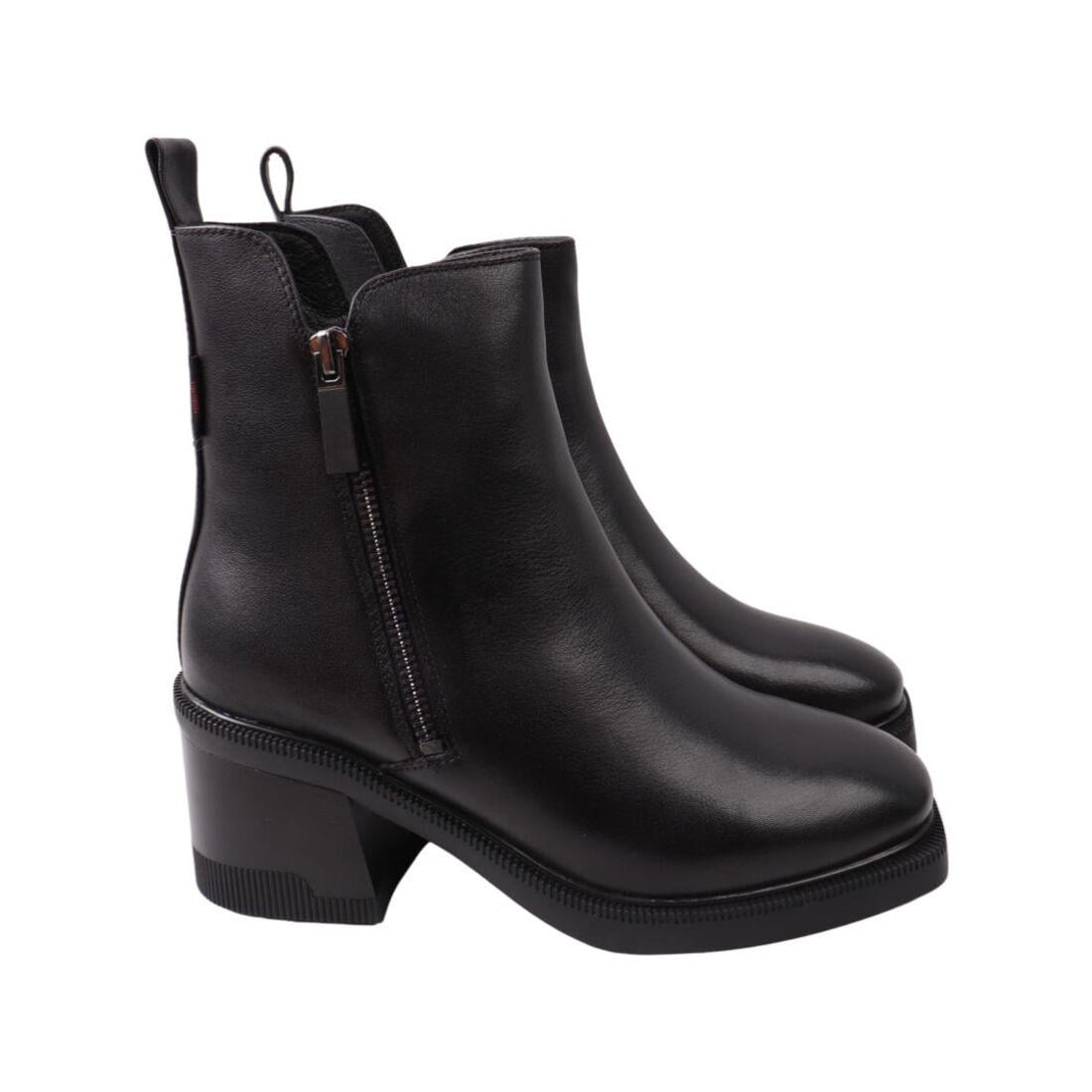 Ботильоны женские Geronea из кожи р. 39 Черный (976-22ZHC)