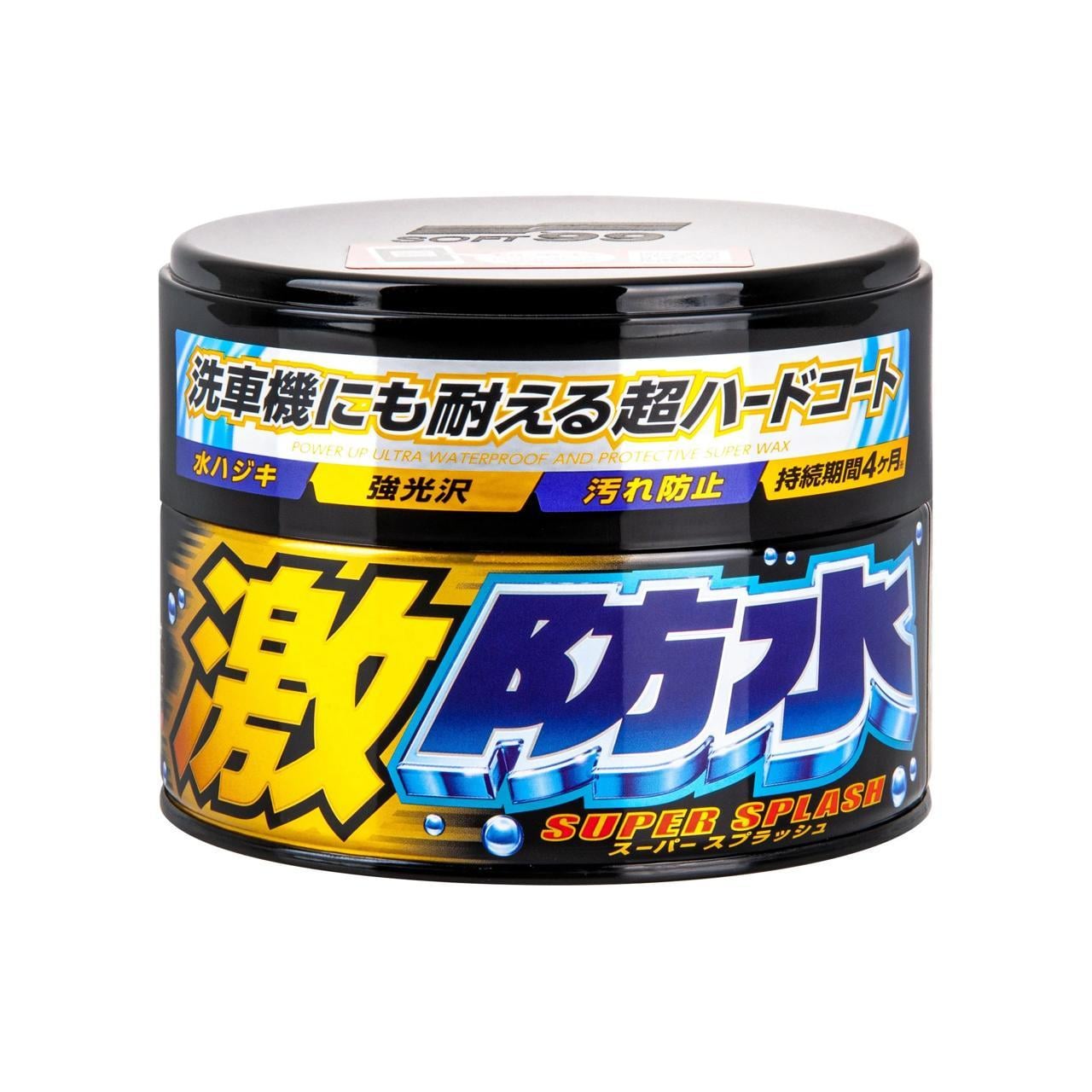 Воск твердый с гидрофобным покрытием SOFT99 Water Block Wax Black Воск твердый с гидрофобным покрытием SOFT99 Water Block Wax Black