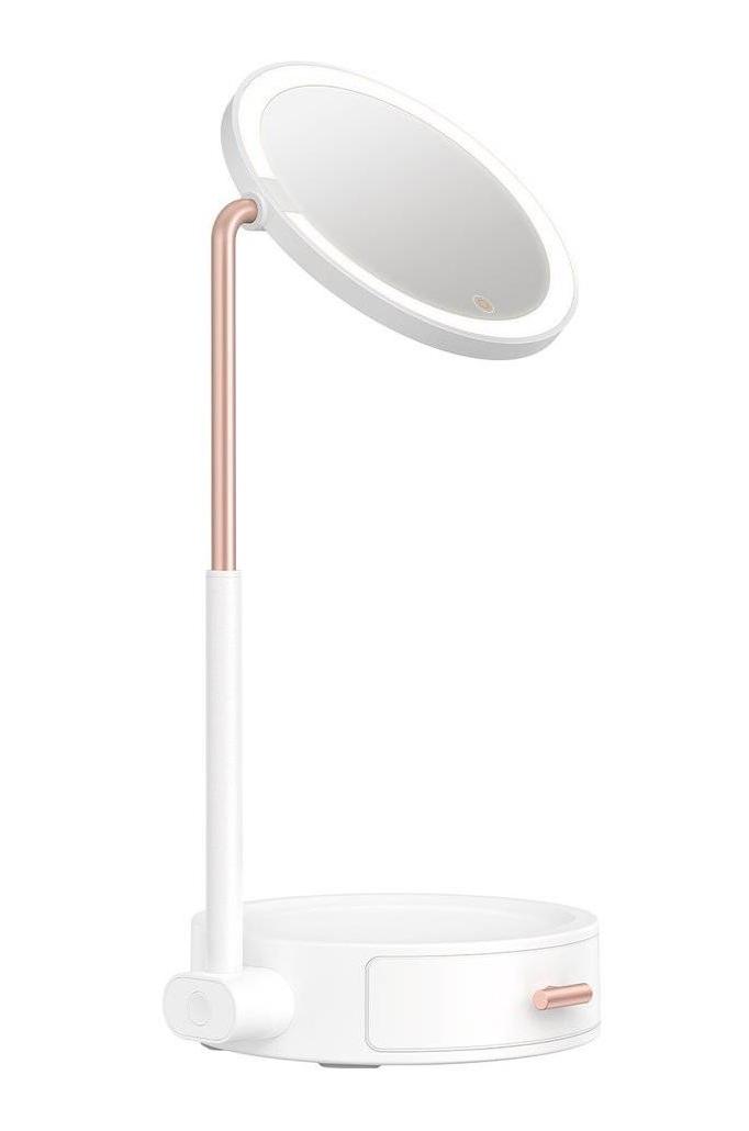 Дзеркало косметичне на акумуляторі Baseus Smart Beauty Series з LED підсвіткою Білий (DGZM-02) - фото 1