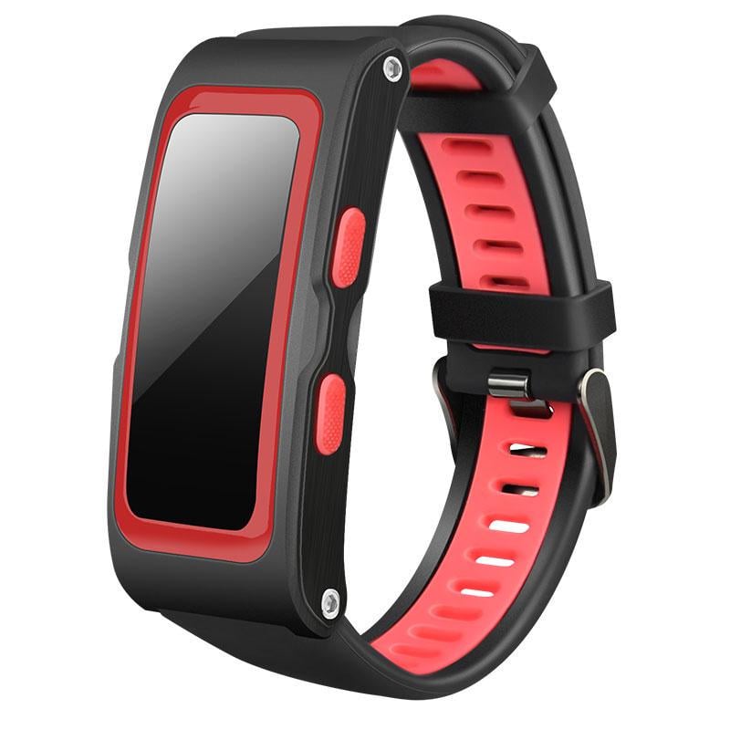 Фітнес-трекер SUNROZ T28 Bluetooth Smart 0,96" 220 mAh IP67 Чорний/Червоний (SUN0939) Фітнес-трекер SUNROZ T28 Bluetooth Smart 0,96" 220 mAh IP67 Чорний/Червоний (SUN0939)