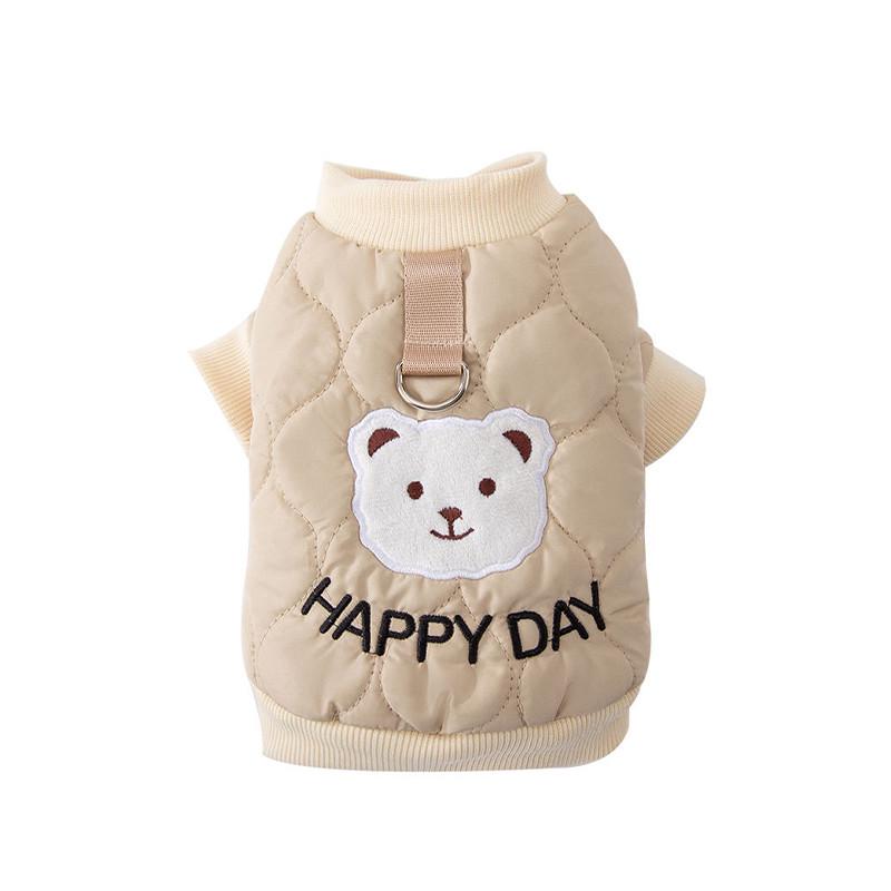 Куртка для животных Hippie Dog Happy Day Тедди 2310SXSL1869 с петлей для поводка XS Beige (25713978)