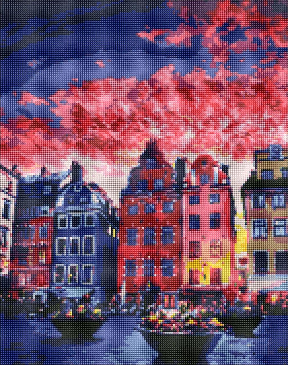 Набор алмазной мозаики Каникулы в Стокгольме 40x50 см (AMO7113)
