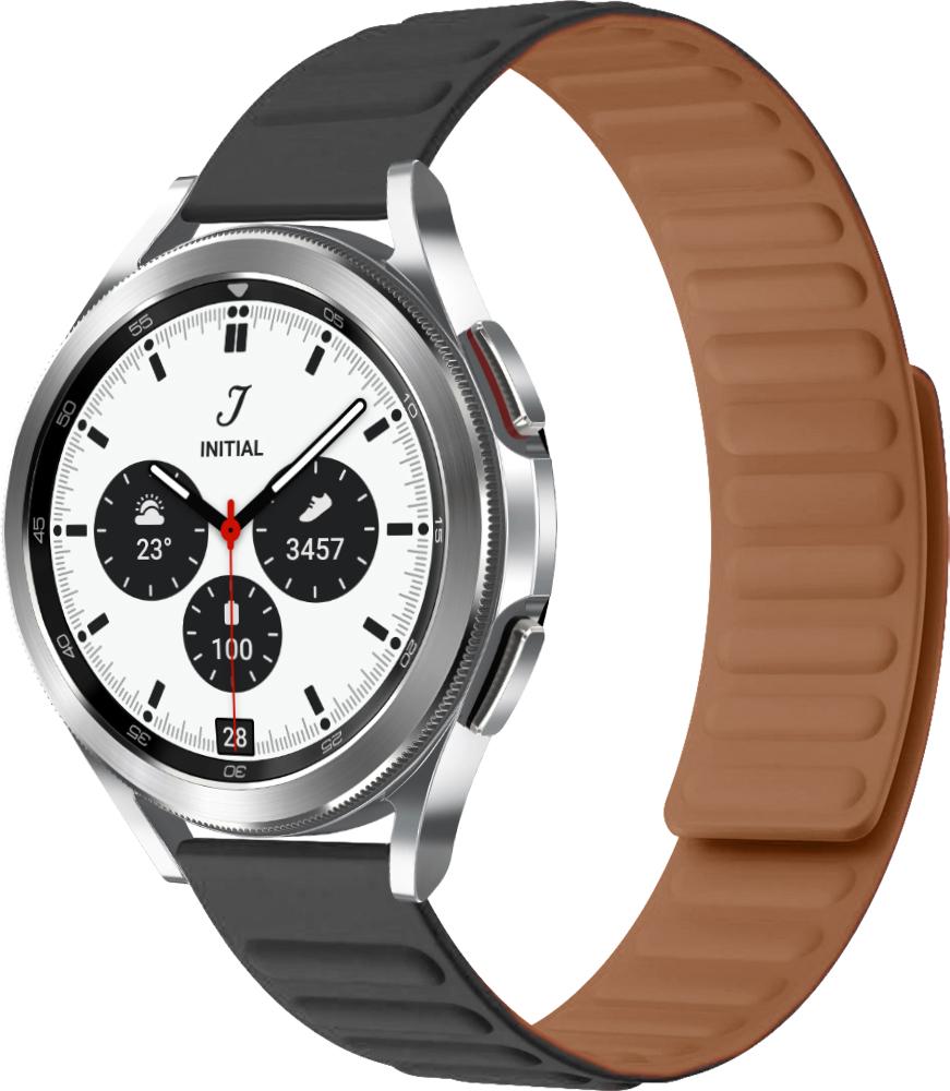 Ремінець Magneter для Galaxy Watch 4 Classic 42 мм Black (26616-2B) Ремінець Magneter для Galaxy Watch 4 Classic 42 мм Black (26616-2B)