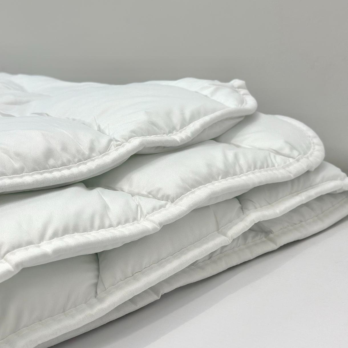 Ковдра демісезонна гіпоалергенна Poire мікрофібра двоспальна 170х205 см Білий (52312)