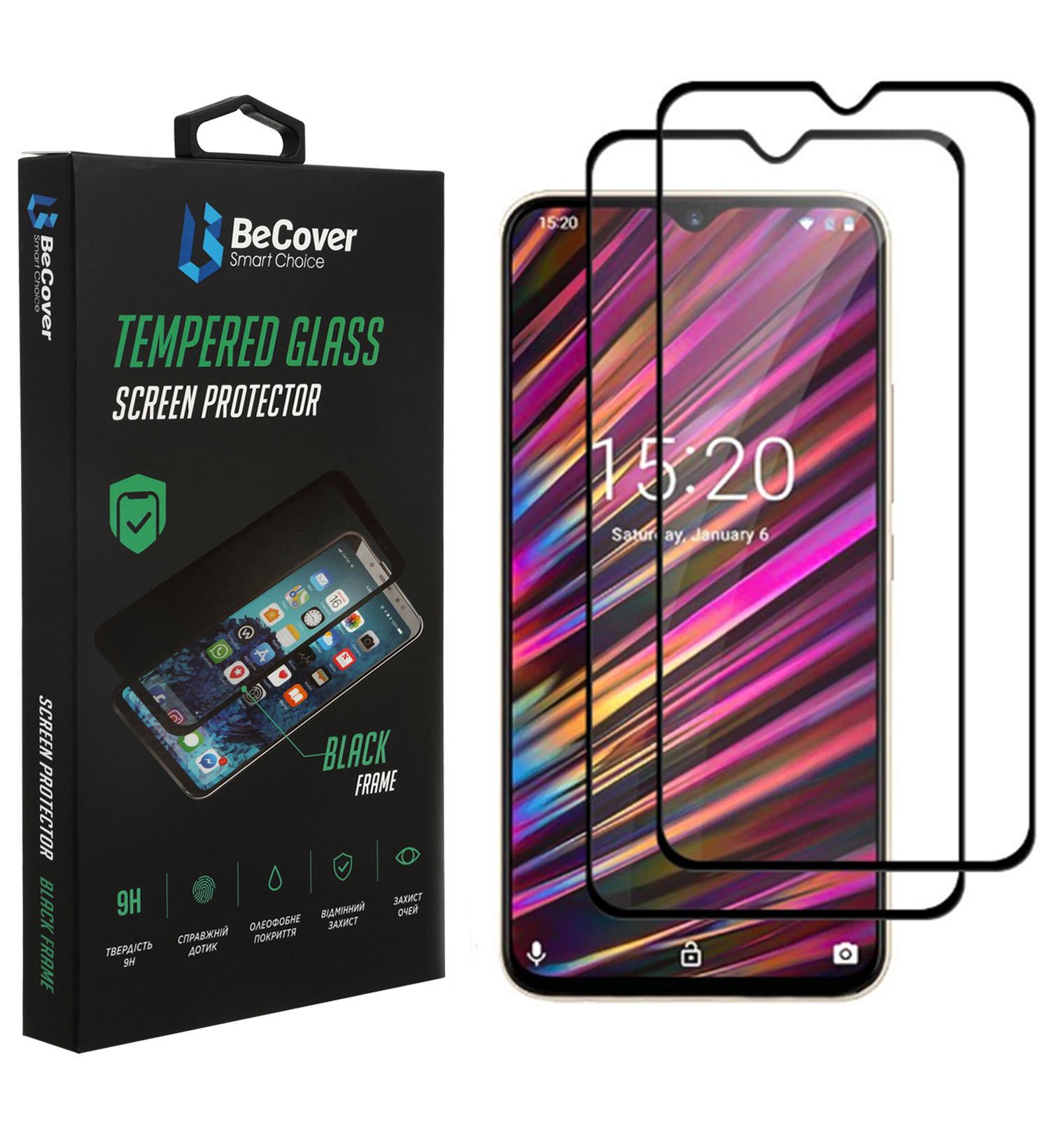 Защитное стекло BeCover для Doogee X95 Black (707358) - фото 4