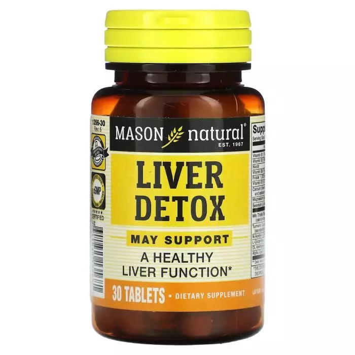 Детокс печінки Liver Detox Mason Natural 30 таблеток (MAV13568)