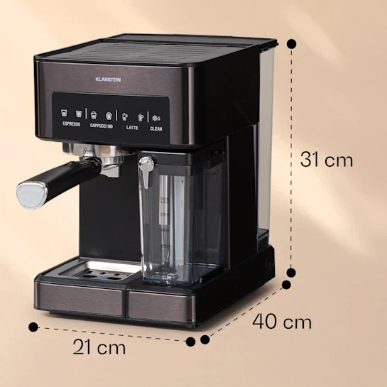 Кавоварка KLARSTEIN Arabica Comfort 10041523 1350 W 20 бар - фото 3