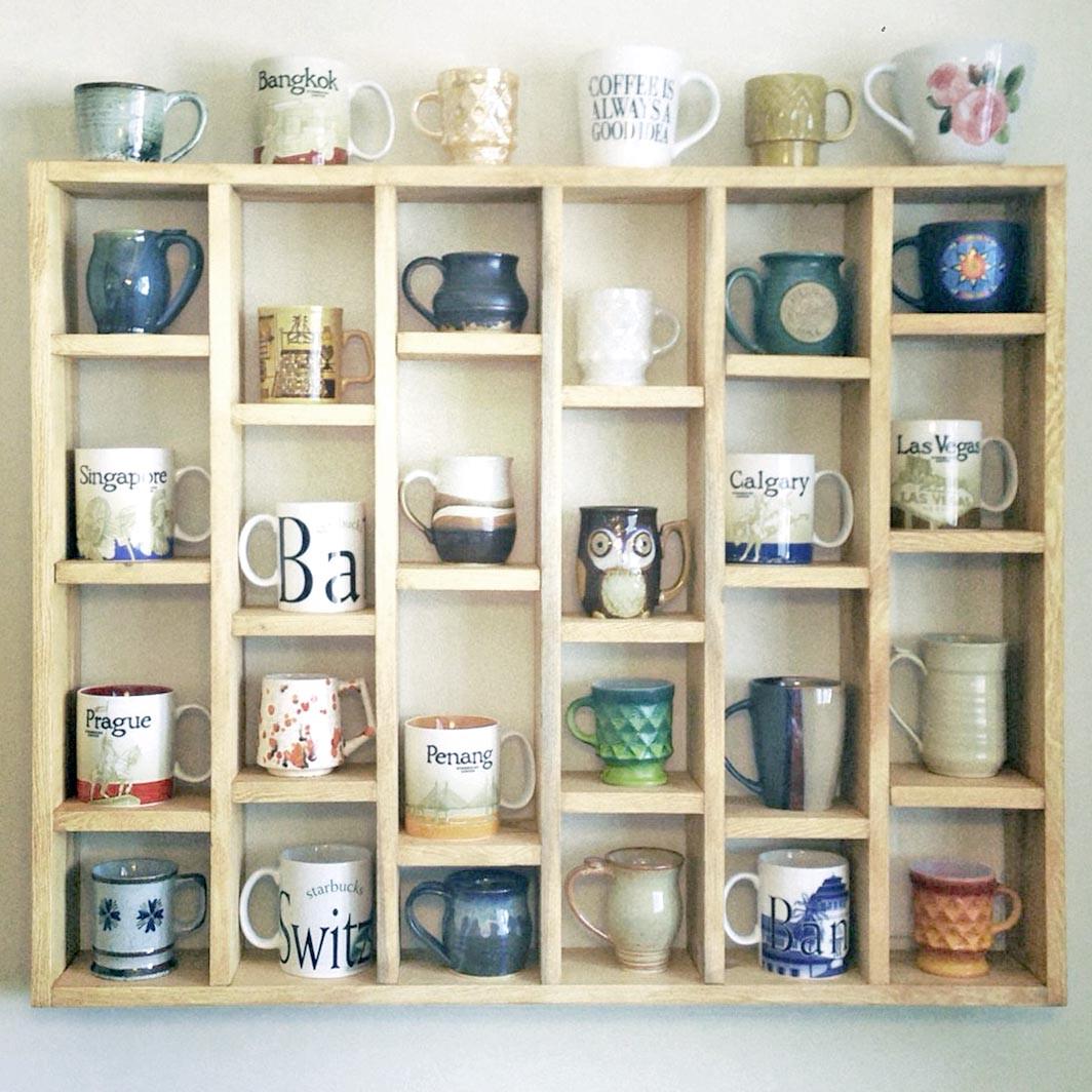 Полка для кружек из дерева Туманян Бланже (СДК-001701)