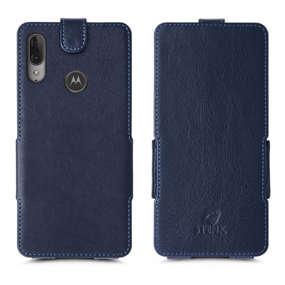 Чохол фліп Stenk Prime для Motorola Moto E6 Plus Синій (65341)