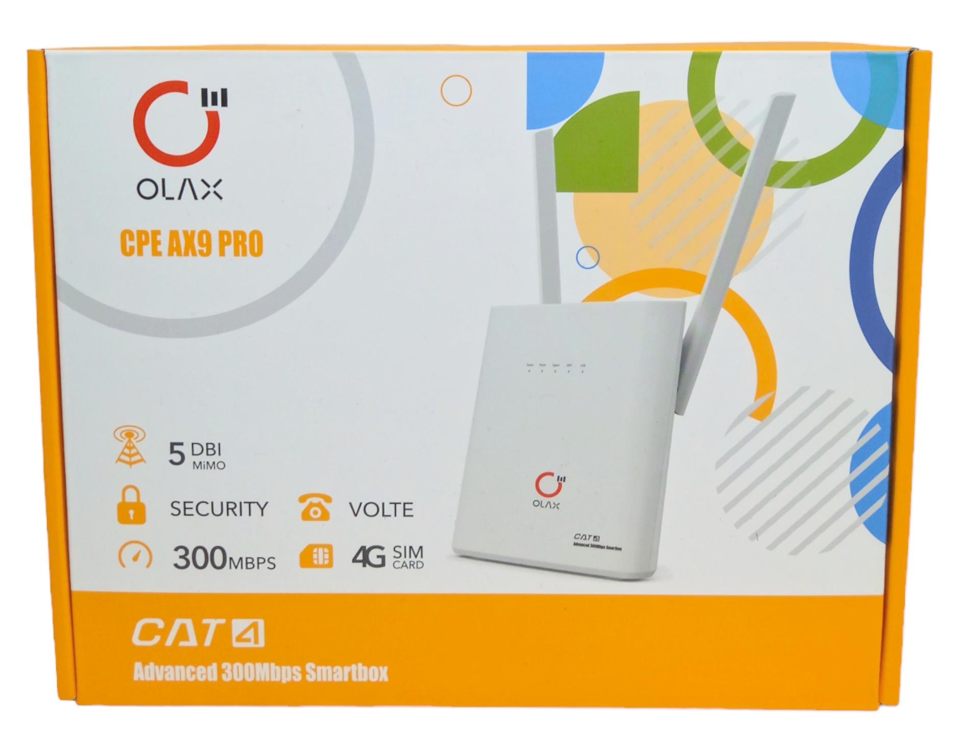 WI-FI роутер 4G Olax AX9 PRO с 3G/4G модемом и 2 антеннами (18094725) - фото 8