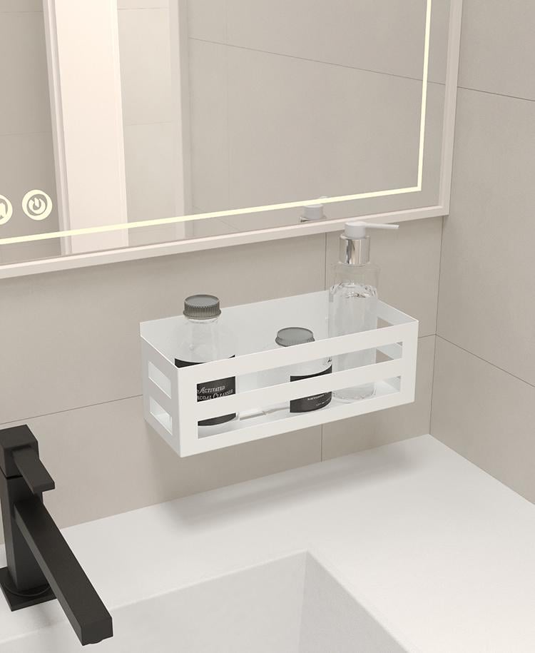 Полка в ванную комнату NC Home Perfo Белый (23374230)