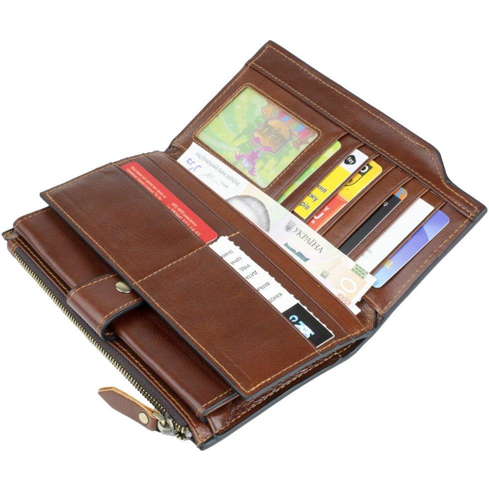 Кошелек мужской 714372 Коричневый (13961030) - фото 9 Кошелек мужской 714372 Коричневый (13961030) - фото 9