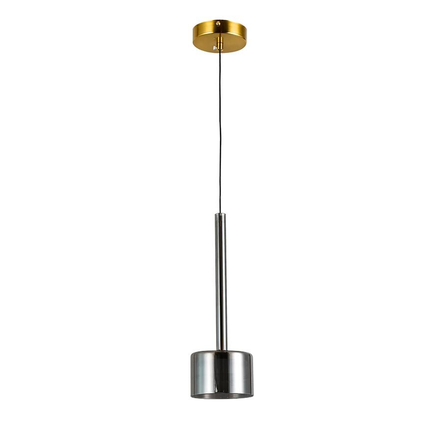 Светильник подвесной светодиодный Levistella 800P3307-1led SM 120х380 мм Бронзовый/Дымчатый (31261069)