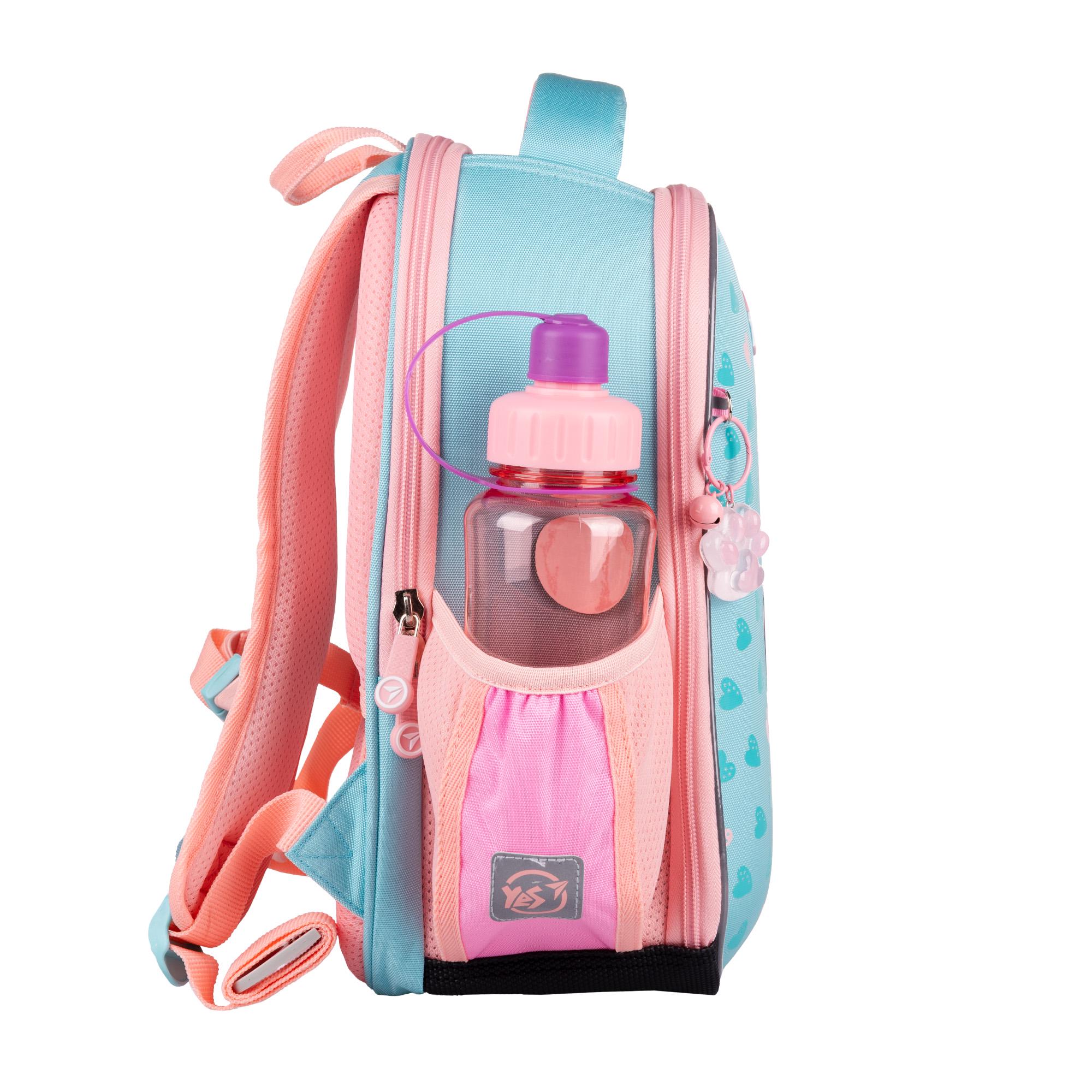 Школьный рюкзак каркасный YES Funny Bunny H-100 (559843) - фото 8