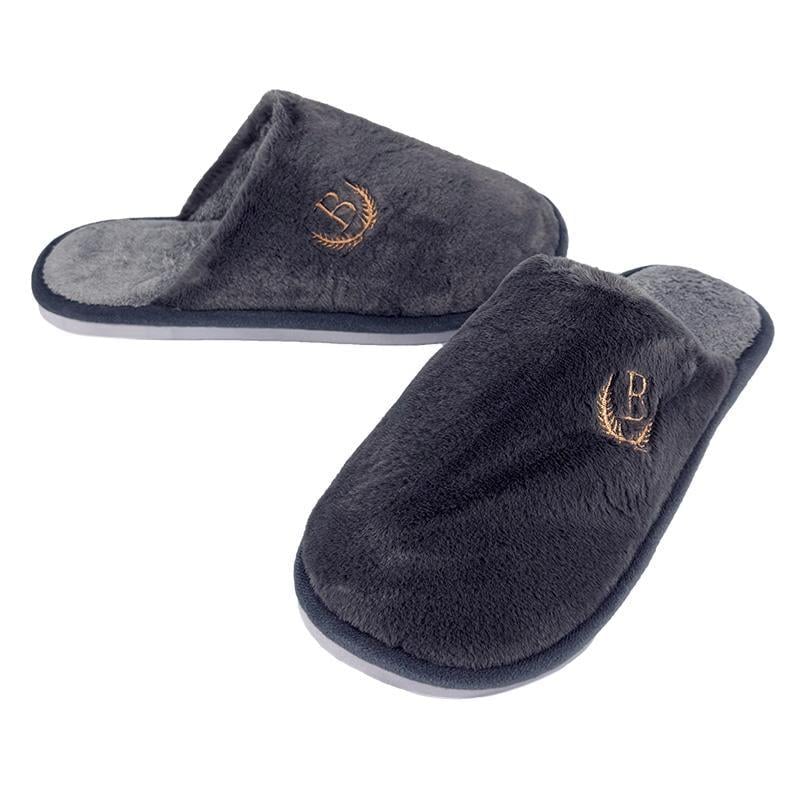 Тапочки домашні чоловічі 10272-3 p. 42 27 см Сірий - фото 2 Тапочки домашні чоловічі 10272-3 p. 42 27 см Сірий - фото 2