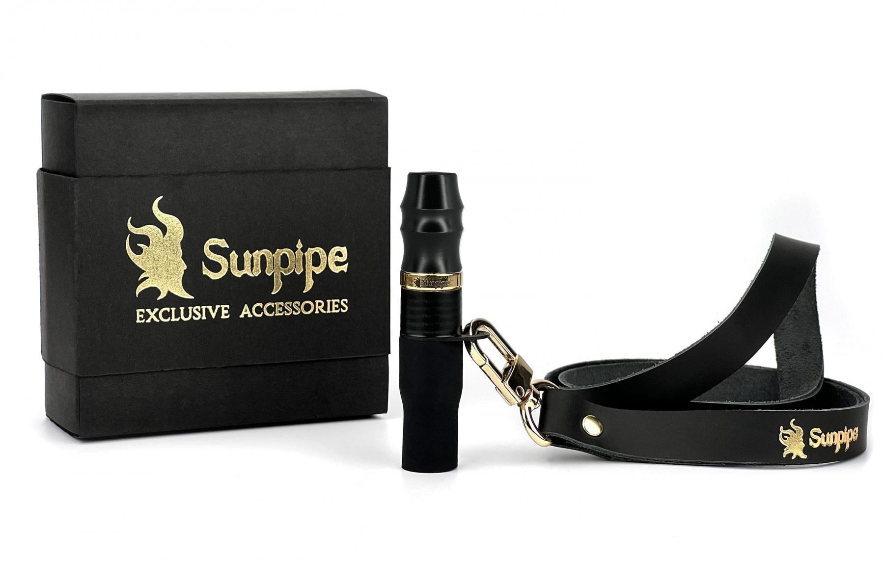 Мундштук персональный Sunpipe Premium Leather Black (SP214 ) Мундштук персональный Sunpipe Premium Leather Black (SP214 )