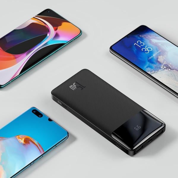 Повербанк BASEUS Bipow Digital display 10000 mAh на 15 W (1010) - фото 9 Повербанк BASEUS Bipow Digital display 10000 mAh на 15 W (1010) - фото 9