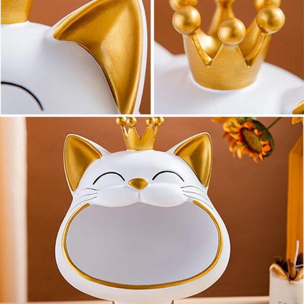 Статуэтка счастливый кот для удобного хранения мелочей (C01268) - фото 4 Статуэтка счастливый кот для удобного хранения мелочей (C01268) - фото 4