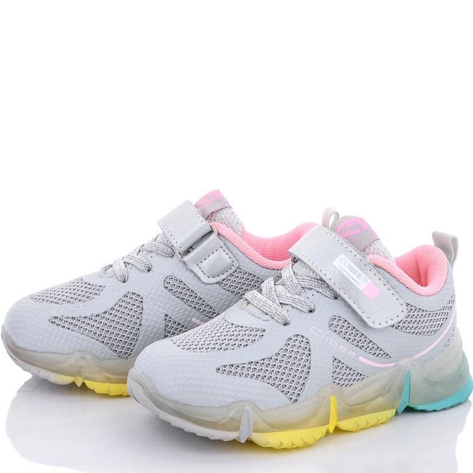 Текстильные кроссовки Clibee LE51-1-g р. 30 Серый