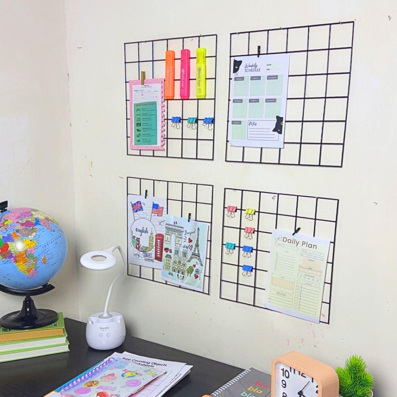 Мудборд офисный 30x30 см 4 шт. Черный