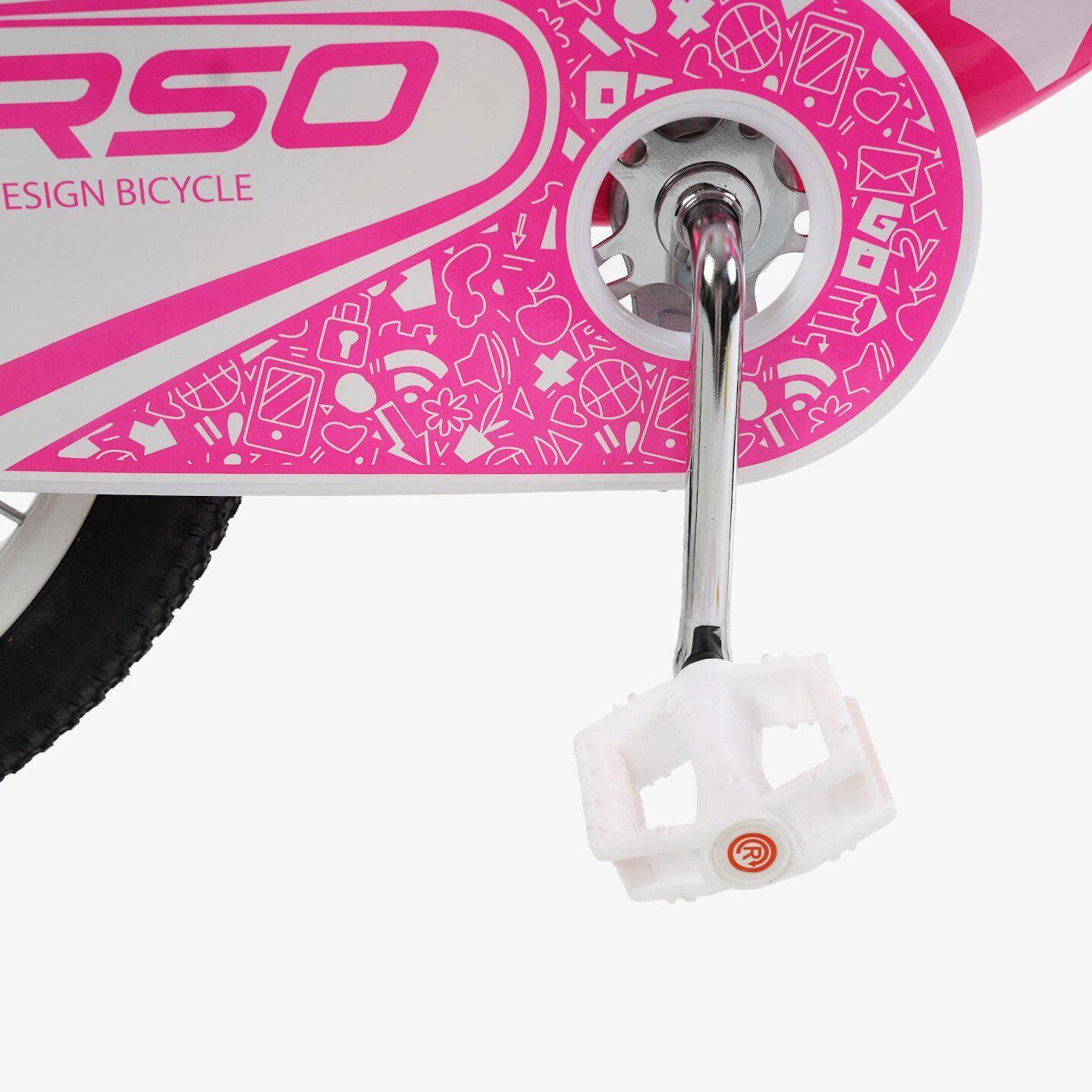 Детский велосипед с корзиной и багажником для девочки 20" Corso Nice Малиновый (811789934) - фото 4 Детский велосипед с корзиной и багажником для девочки 20" Corso Nice Малиновый (811789934) - фото 4