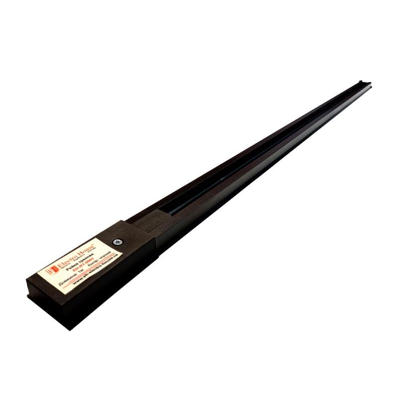 Рейка шинопровід для трекового світильника Electro House 2 м Чорний (EH-RT-0004)