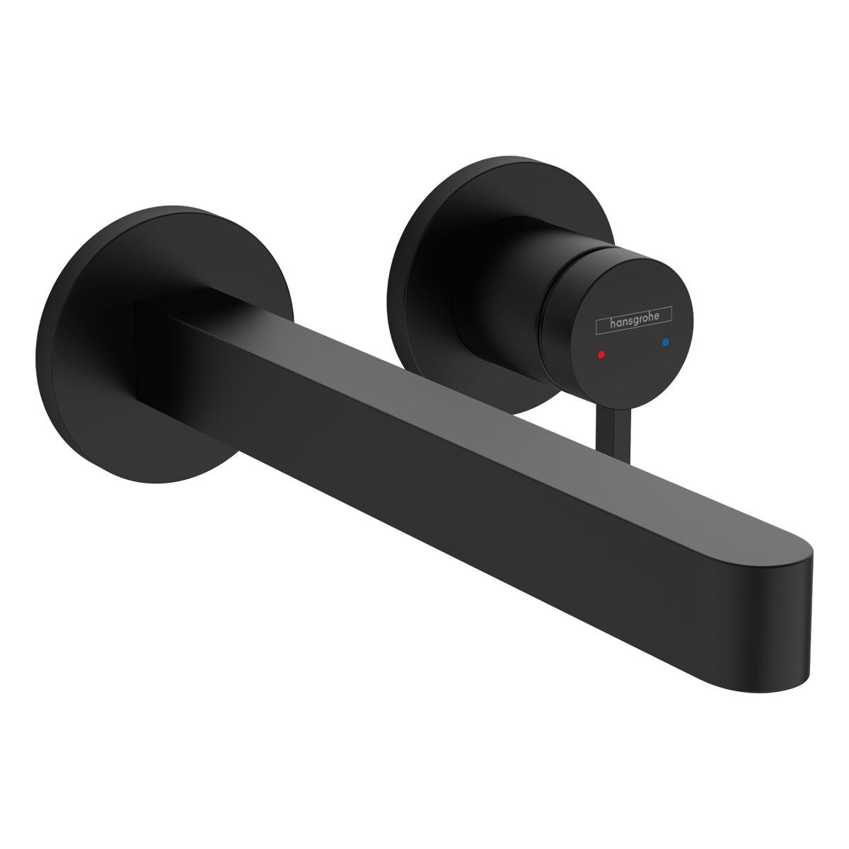 Внешняя часть смесителя Hansgrohe FINORIS 76050670 настенный однорычажный Черный (115320)