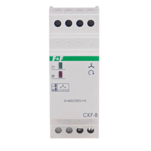 Реле пропадання та чергування фаз F&F CKF-BM 3х400 В+N 10A (27872258)