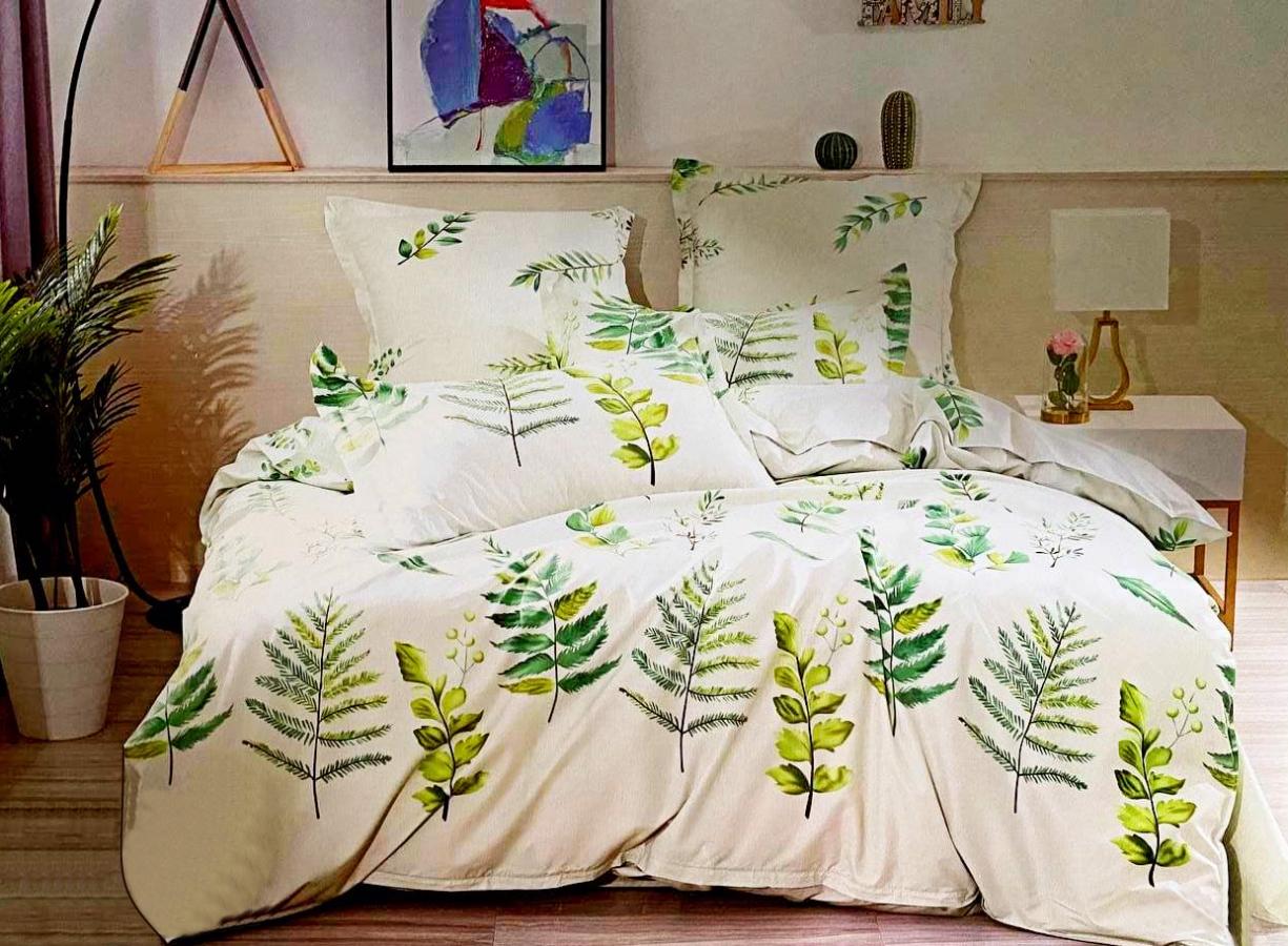 Постельное белье евро Vital S-55 из сатина (DR007120)