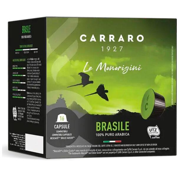 Кофе в капсулах Dolce Gusto Carraro Brasile 16 шт. (c144055) Кофе в капсулах Dolce Gusto Carraro Brasile 16 шт. (c144055)