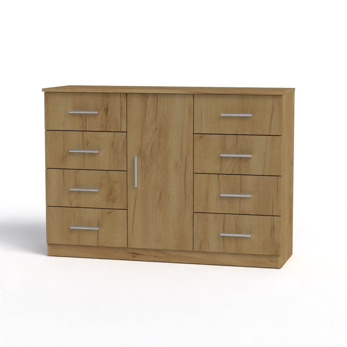 Комод Компаніт 8+1 1202х39х85 см Дуб крафт золотой (16585)