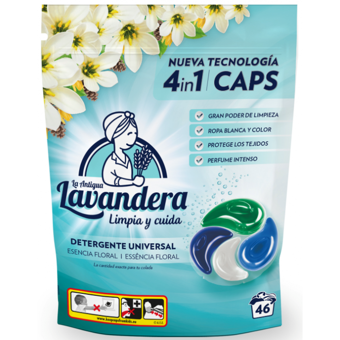 Капсулы для стирки Lavandera полевые цветы 46 шт.