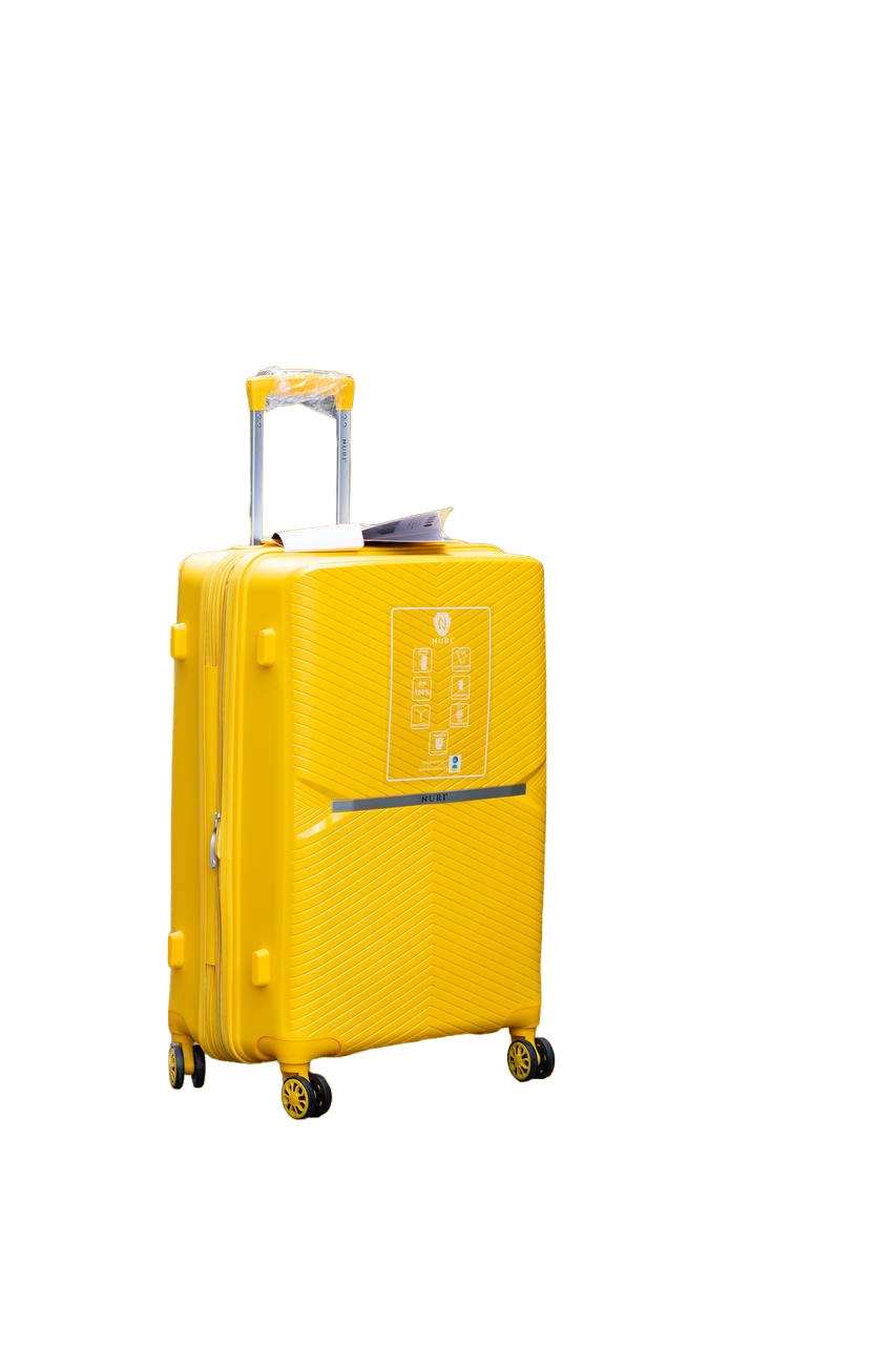 Валіза пластикова Nuri 2002 L Жовтий (11822842) - фото 1 Валіза пластикова Nuri 2002 L Жовтий (11822842) - фото 1