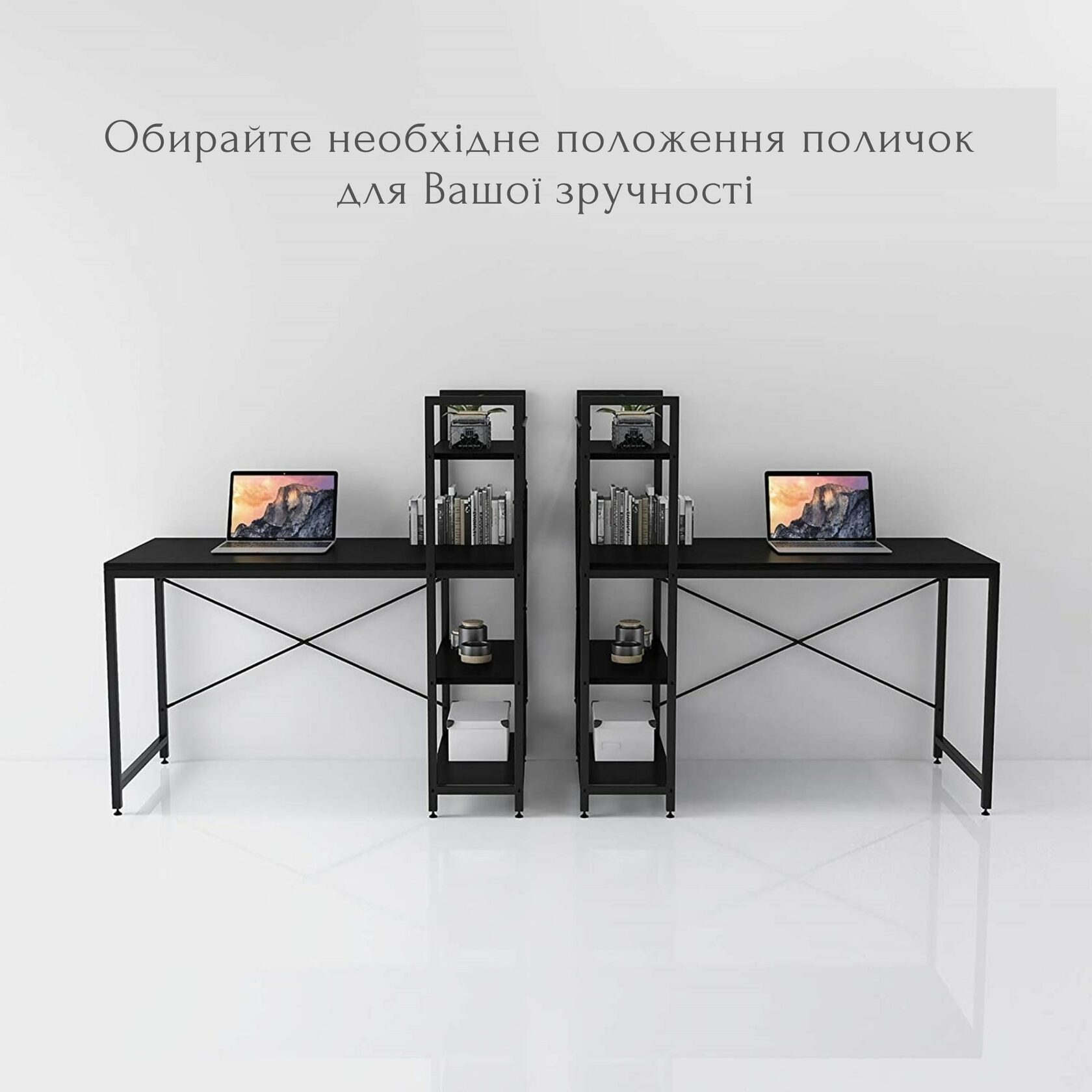 Стіл комп'ютерний Drom Loran у стилі Loft Бежевий - фото 3