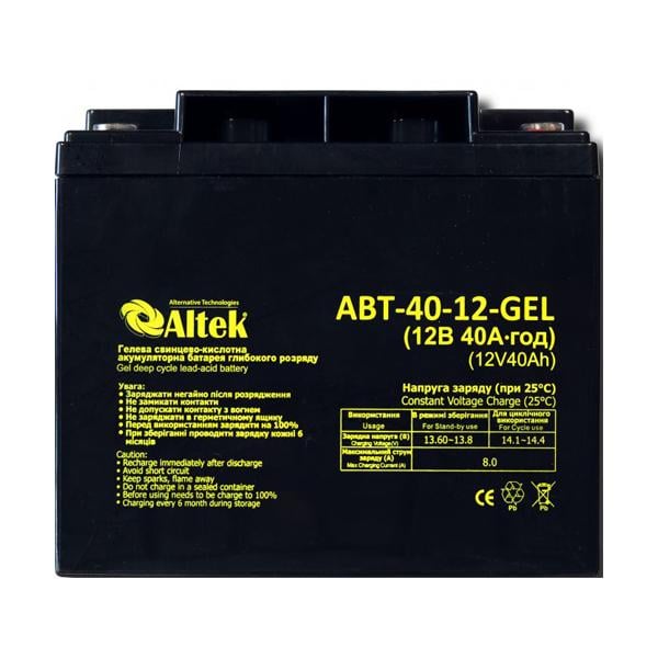 Аккумуляторная батарея Altek ABT 40Аh 12 V (40V18AH)