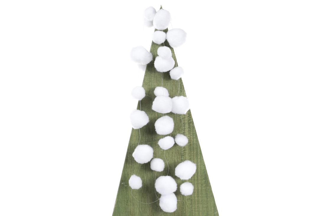 Гирлянда снежки BonaDi 4 шт. (NY27-733)