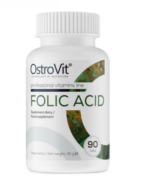 Вітамін B для спорту OstroVit Folic Acid 90 Tabs