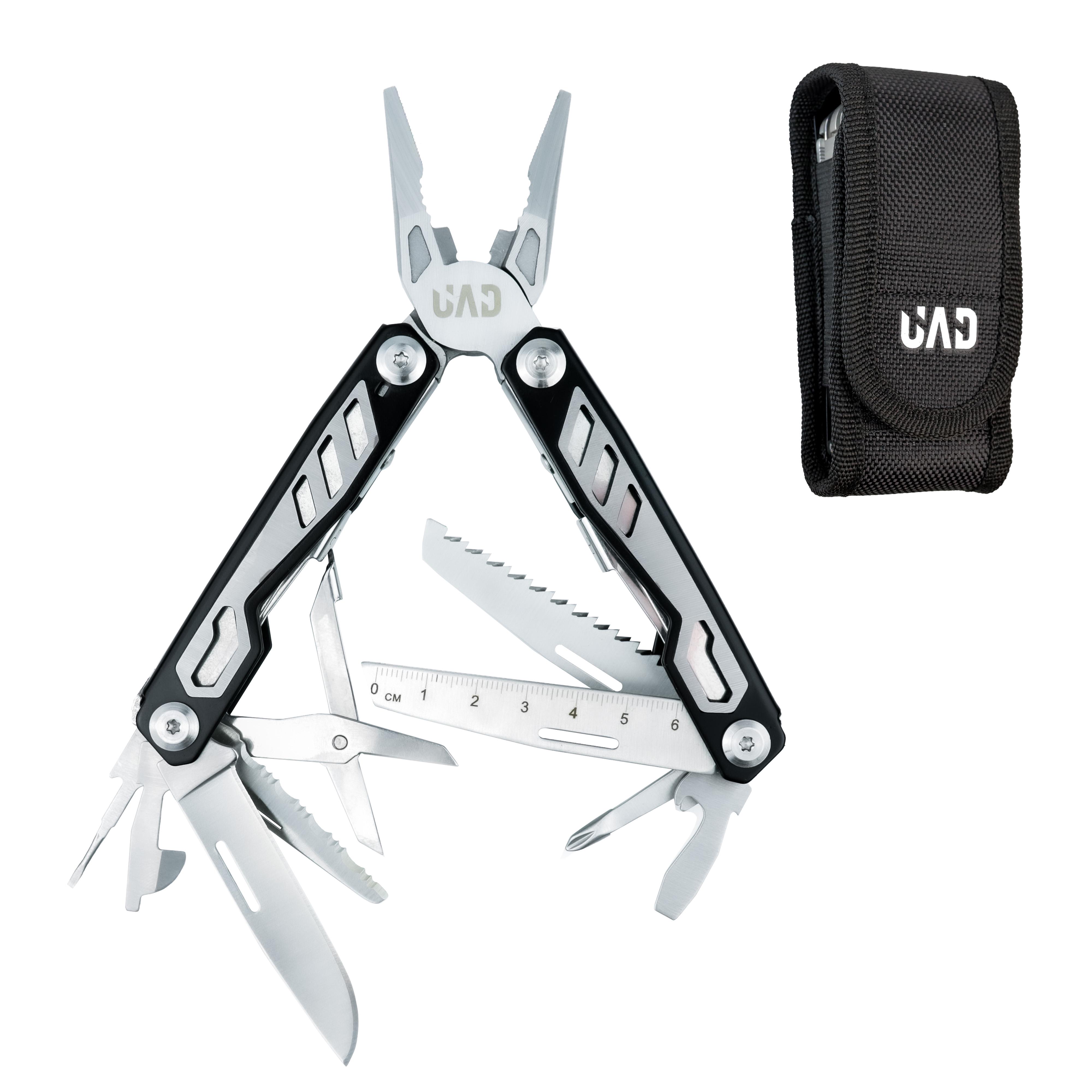 Мультитул професійний BlackPhantom UAD з 11 інструментами Чорний (UAD-09)