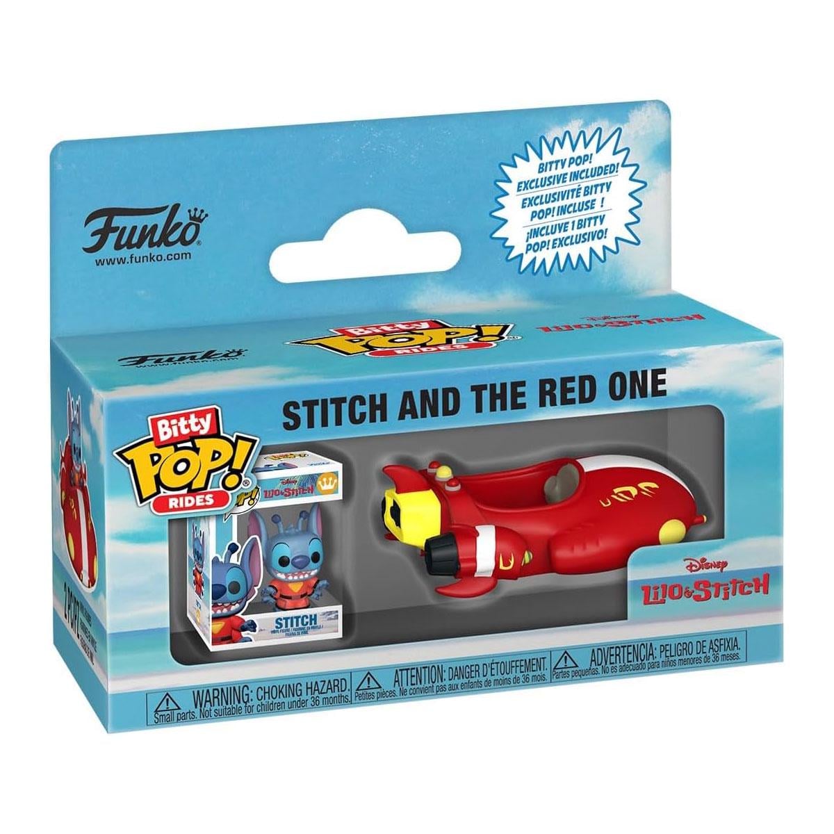 Дитяча ігрова фігурка Funko Bitty Pop Ride Стіч 3,3 см (85522)