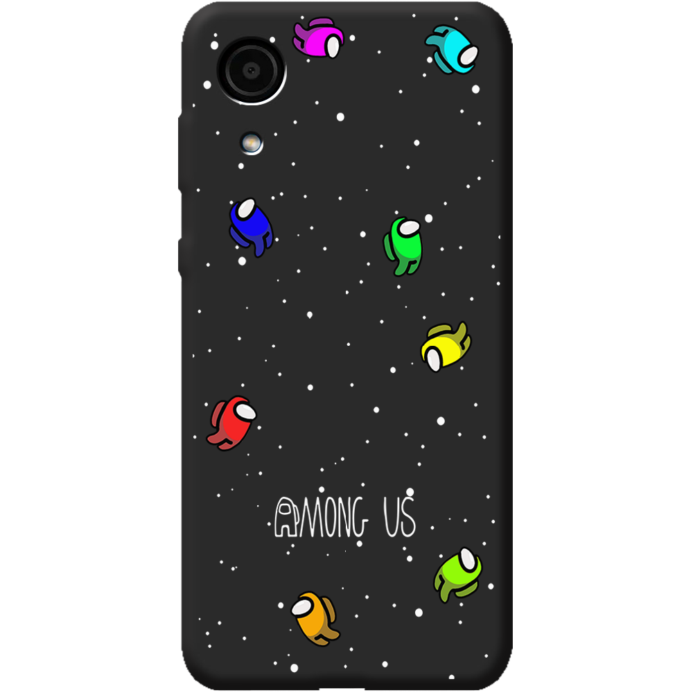 Чехол BoxFace Samsung Galaxy A03 Core (A032) Among Us Invisible Черный силикон (43939-bk76-44058)