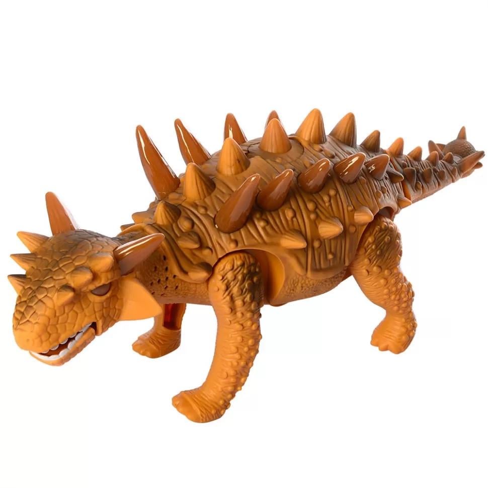 Игровая фигурка Xin Yuan YU Ankylosaurus анкилозавров со световыми и звуковыми эффектами Коричневый (SUN6044)