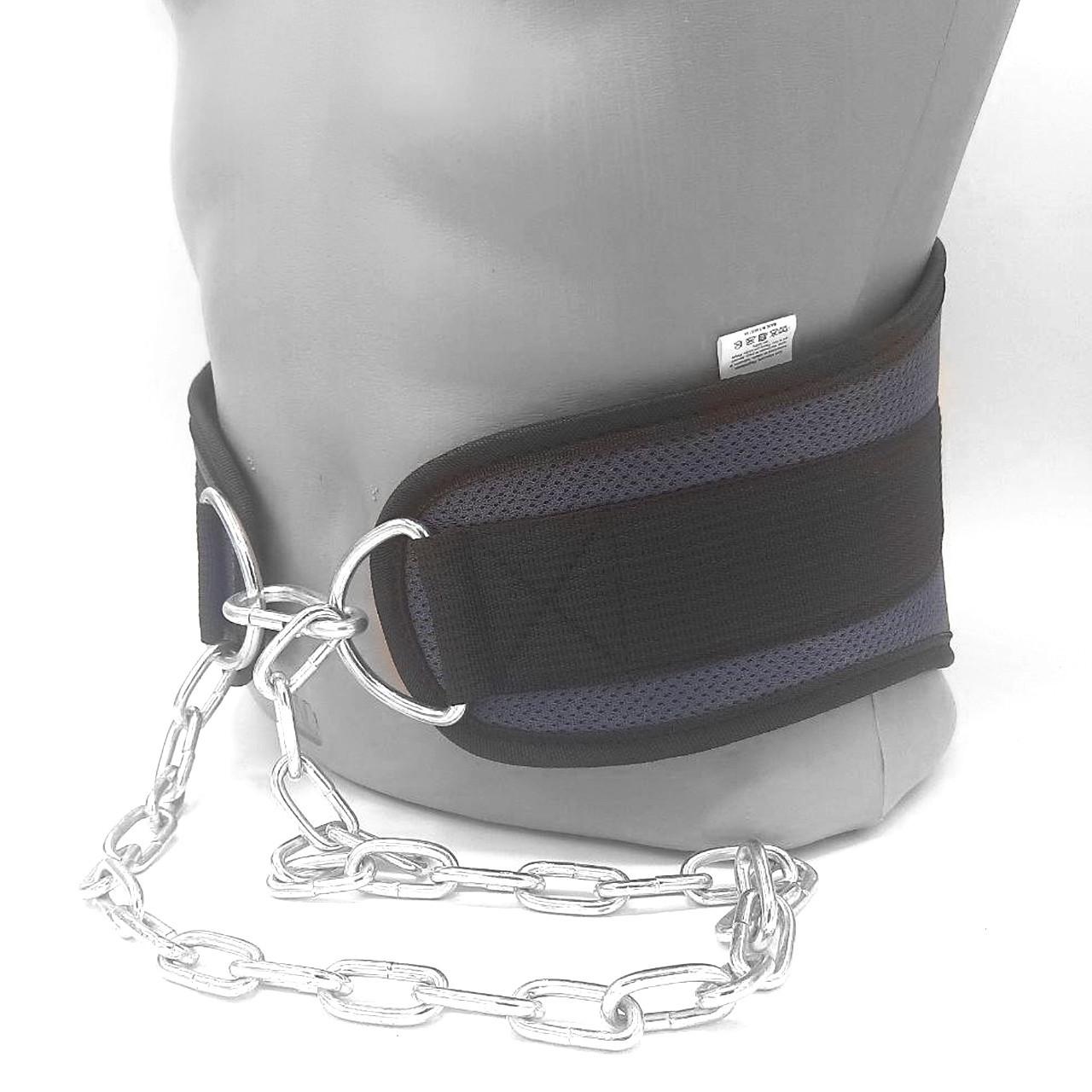 Пояс для обременений с цепью MadMaxMFA-290 неопреновый Dark grey/Orange (A-012690) - фото 5 Пояс для обременений с цепью MadMaxMFA-290 неопреновый Dark grey/Orange (A-012690) - фото 5